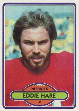 1980 Topps Eddie Hare #396 Football Card