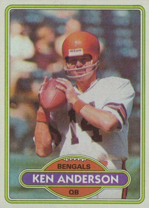 1980 Topps Ken Anderson #388 Football Card