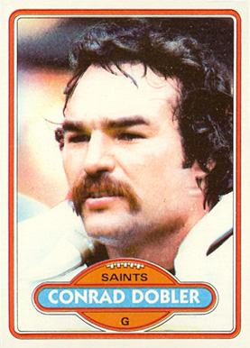 1980 Topps Conrad Dobler #386 Football Card