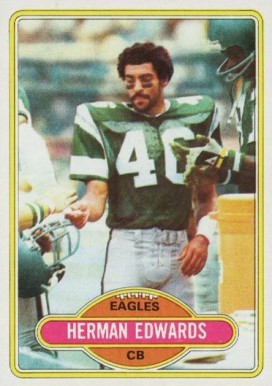 1980 Topps Herman Edwards #377 Football Card