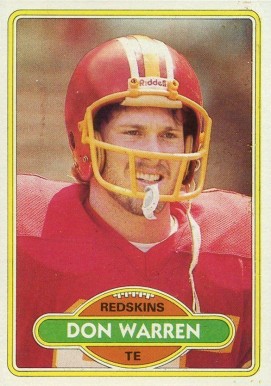 1980 Topps Don Warren #371 Football Card