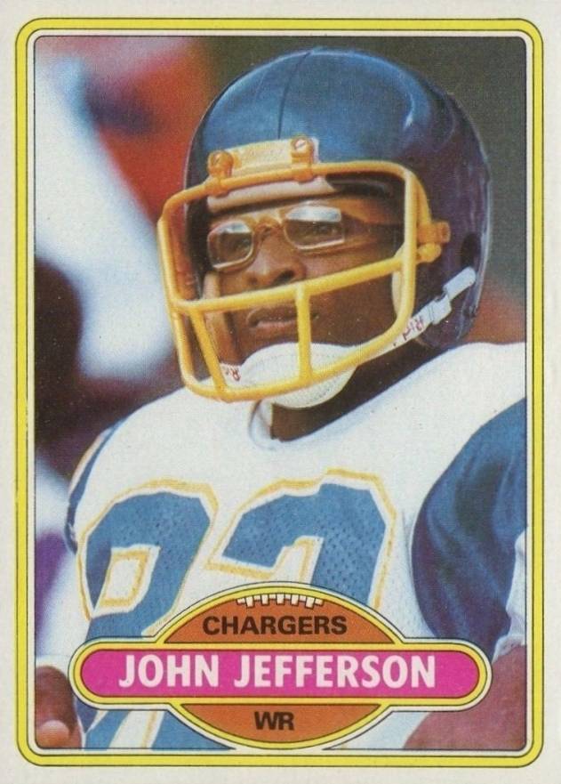 1980 Topps John Jefferson #365 Football Card