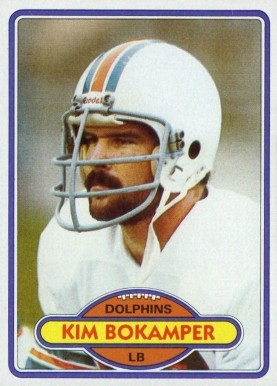 1980 Topps Kim Bokamper #361 Football Card
