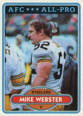 1980 Topps Mike Webster #350 Football Card