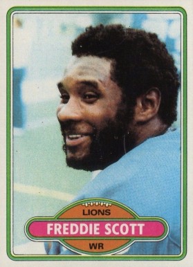 1980 Topps Freddie Scott #347 Football Card