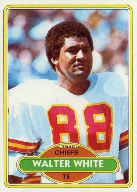 1980 Topps Walter White #344 Football Card
