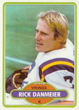 1980 Topps Rick Danmeier #329 Football Card