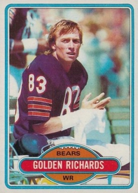 1980 Topps Golden Richards #327 Football Card