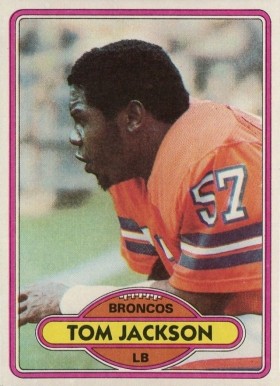 1980 Topps Tom Jackson #323 Football Card