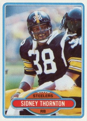 1980 Topps Sidney Thornton #297 Football Card