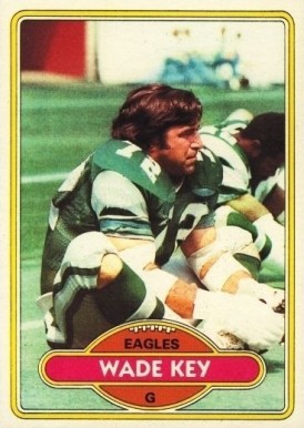 1980 Topps Wade Key #296 Football Card
