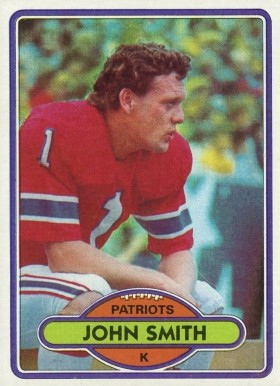 1980 Topps John Smith #291 Football Card