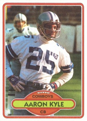 1980 Topps Aaron Kyle #286 Football Card