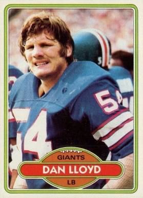 1980 Topps Dan Lloyd #271 Football Card