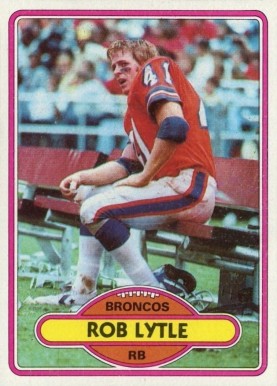 1980 Topps Rob Lytle #252 Football Card