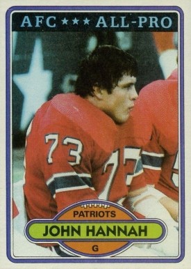 1980 Topps John Hannah #230 Football Card