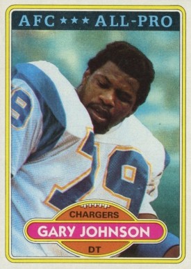 1980 Topps Gary Johnson #210 Football Card