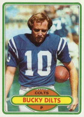 1980 Topps Bucky Dilts #219 Football Card