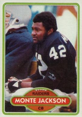 1980 Topps Monte Jackson #217 Football Card