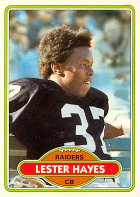 1980 Topps Lester Hayes #195 Football Card