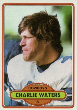 1980 Topps Charlie Waters #185 Football Card