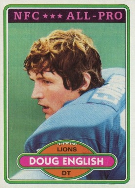 1980 Topps Doug English #140 Football Card