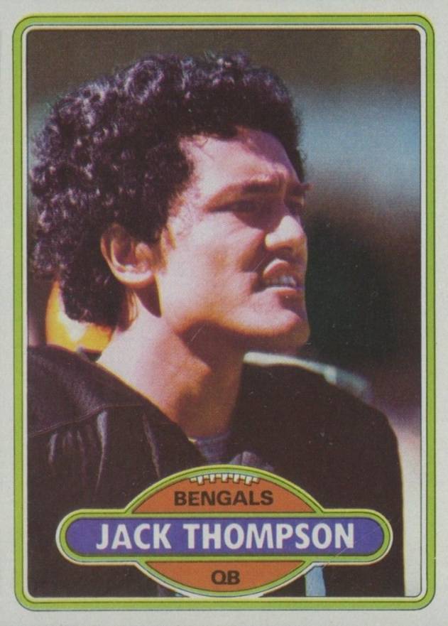 1980 Topps Jack Thompson #122 Football Card