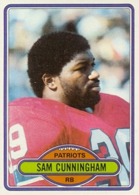 1980 Topps Sam Cunningham #119 Football Card