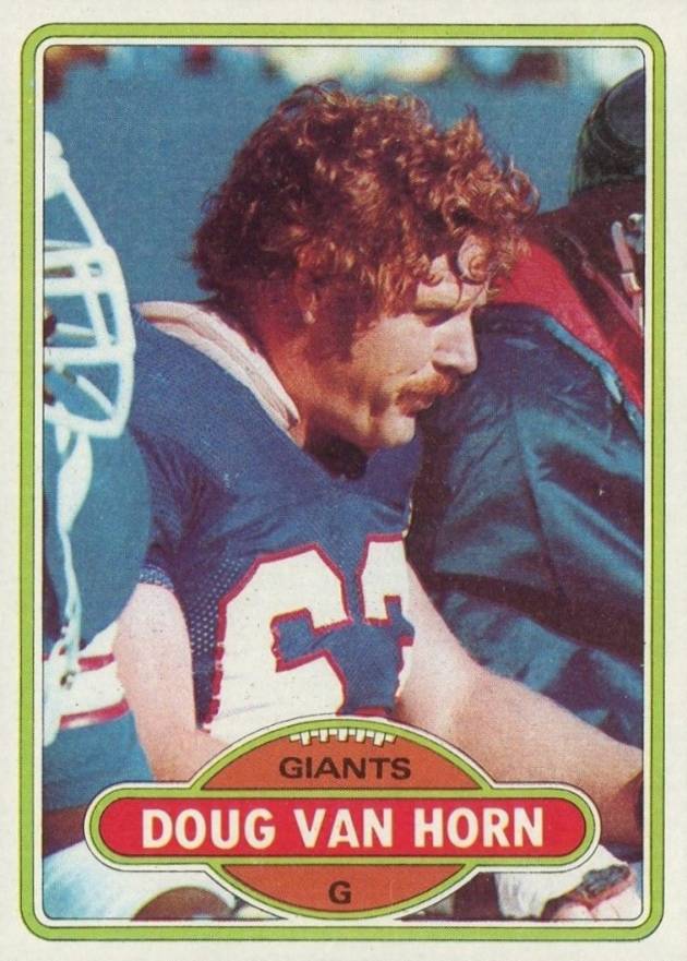1980 Topps Doug Van Horn #114 Football Card