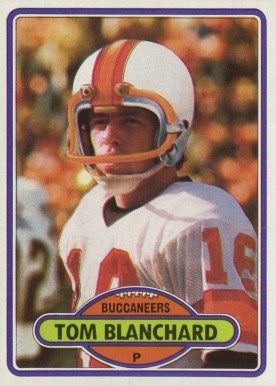 1980 Topps Tom Blanchard #109 Football Card