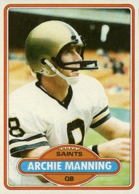 1980 Topps Archie Manning #93 Football Card