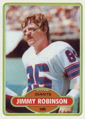 1980 Topps Jimmy Robinson #74 Football Card