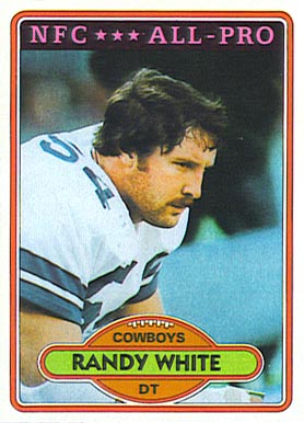 1980 Topps Randy White #70 Football Card