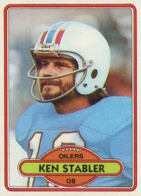 1980 Topps Ken Stabler #65 Football Card