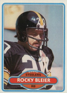 1980 Topps Rocky Bleier #61 Football Card
