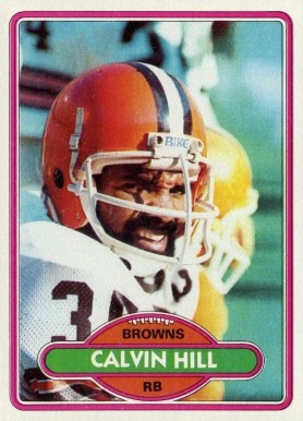 1980 Topps Calvin Hill #9 Football Card