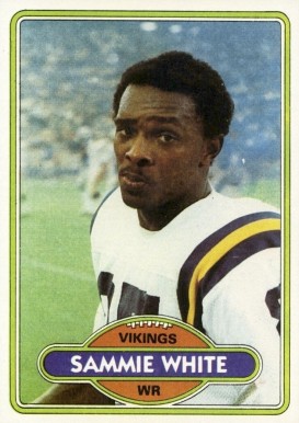1980 Topps Sammie White #42 Football Card