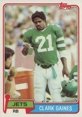 1981 Topps Clark Gaines #144 Football Card
