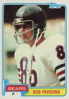 1981 Topps Bob Parsons #237 Football Card