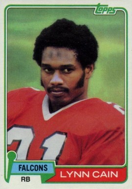 1981 Topps Lynn Cain #258 Football Card