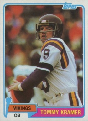 1981 Topps Tommy Kramer #461 Football Card