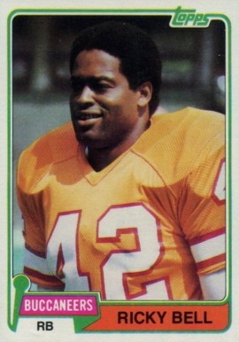1981 Topps Ricky Bell #456 Football Card