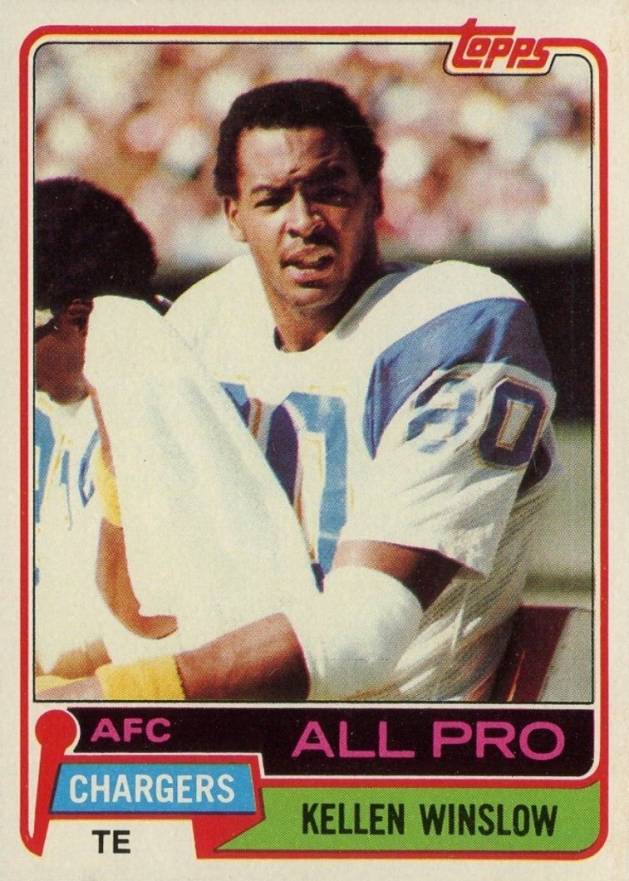 1981 Topps Kellen Winslow #150 Football Card