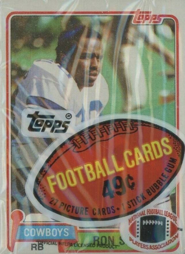 1981 Topps Cello Pack #CP Football Card