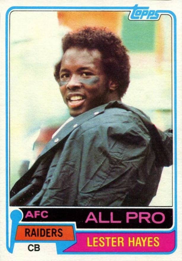 1981 Topps Lester Hayes #20 Football Card