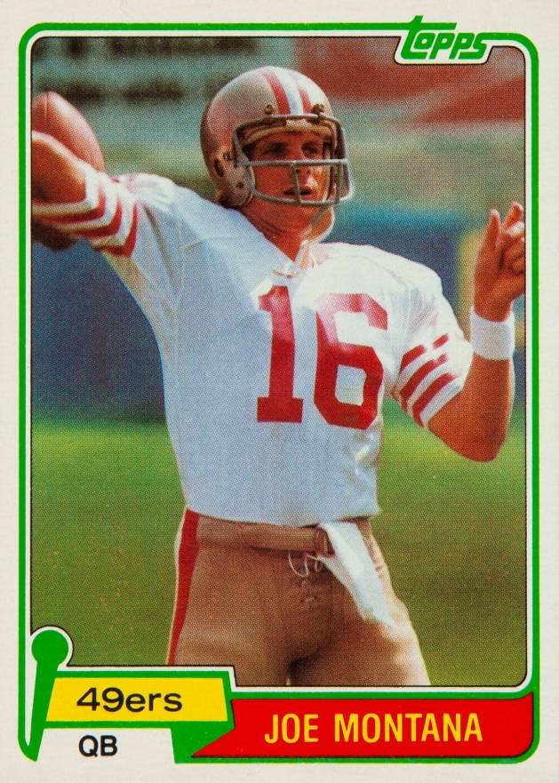 1981 Topps Joe Montana #216 Football Card