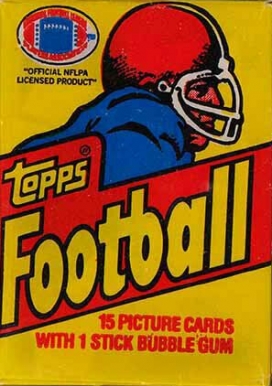 1981 Topps Wax Pack #WP Football Card