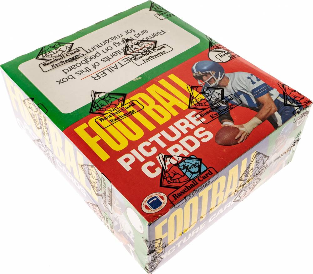 1981 Topps Rack Pack Box #RPB Football Card