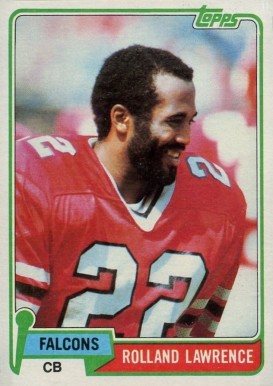 1981 Topps Rolland Lawrence #497 Football Card