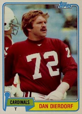 1981 Topps Dan Dierdorf #519 Football Card